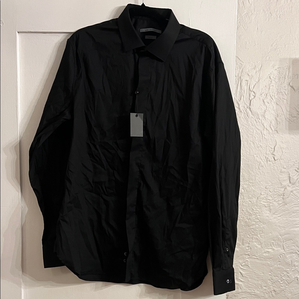 Classic Black Button-Up Shirt